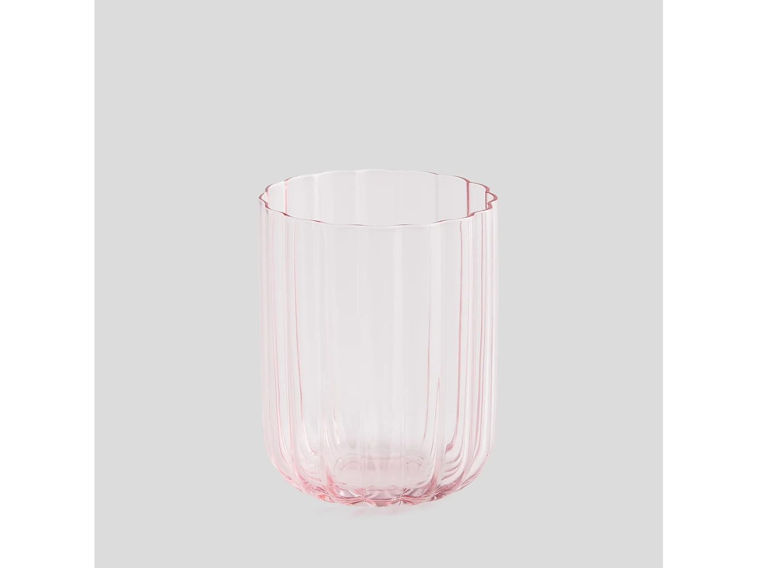 Verre Vittoria rose pâle 10 x 8.2
