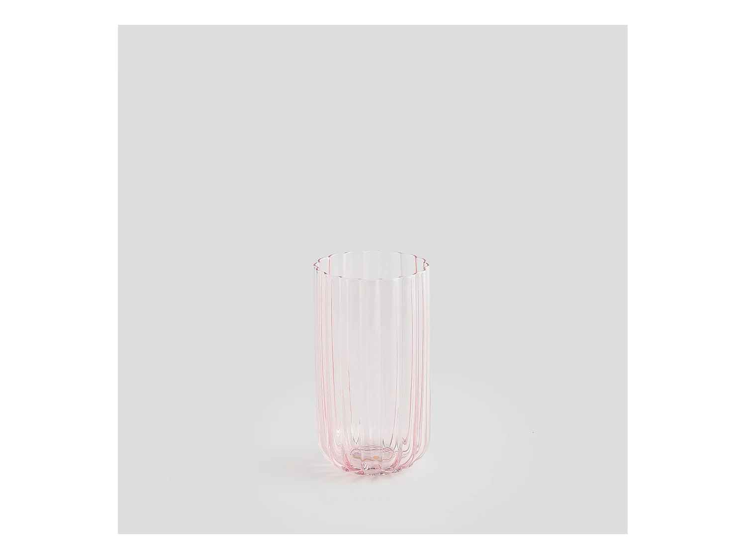 Hohes Glas Vittoria blassrosa 480 ml