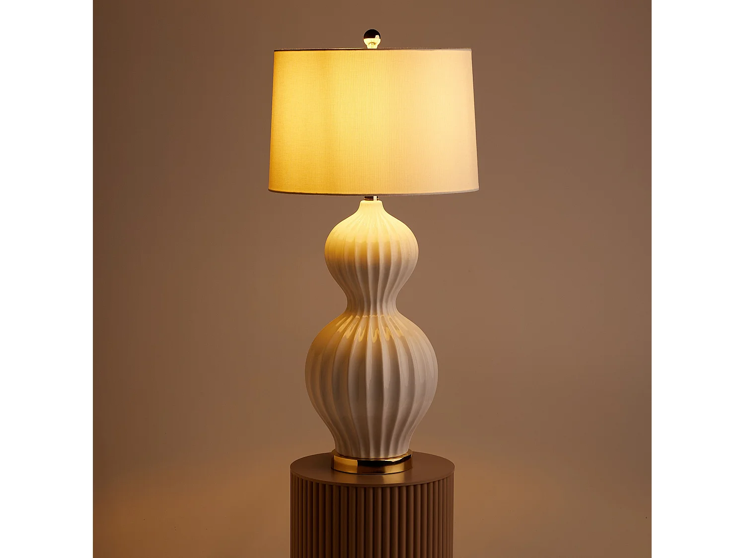 Tischlampe Flawless mittelweiß 81 x 43