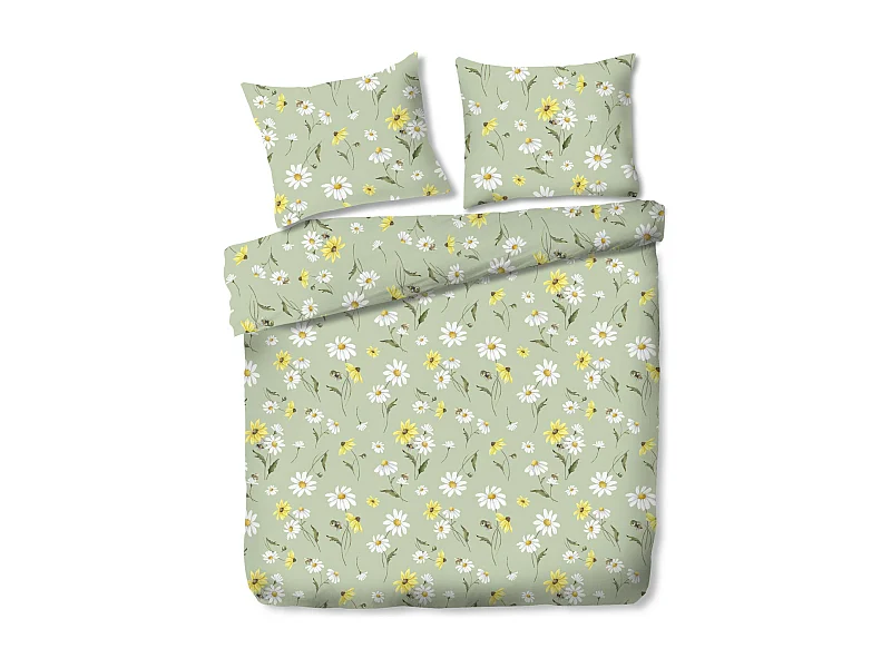Mikrofaser-Bettwäsche Flordelis 160 x 200