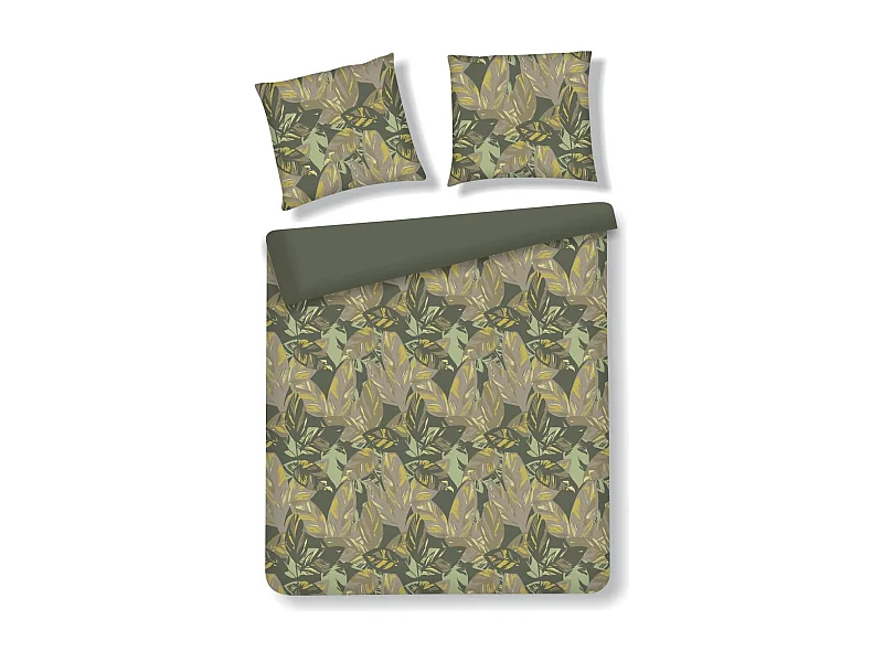 Drap En Microfibre Clovari vert foncé 200 x 220