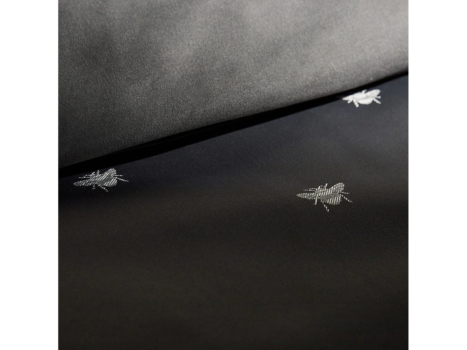 Drap En Jacquard Beliamo gris foncé 200 x 220