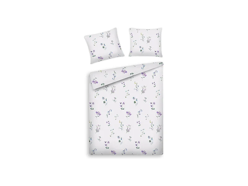 Bettwäsche Agnessa Hellviolett 160x200