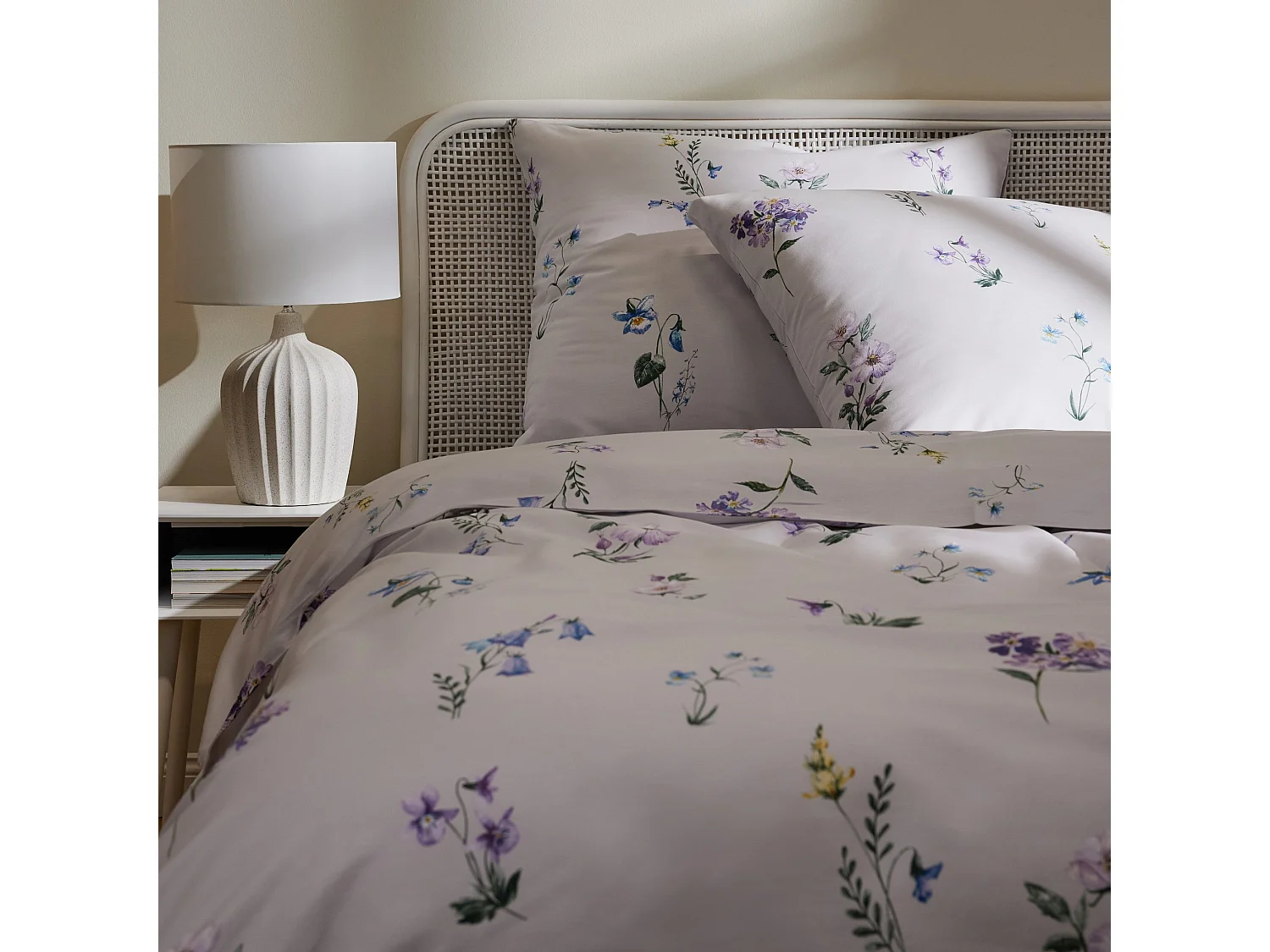 Bettwäsche Agnessa Hellviolett 160x200