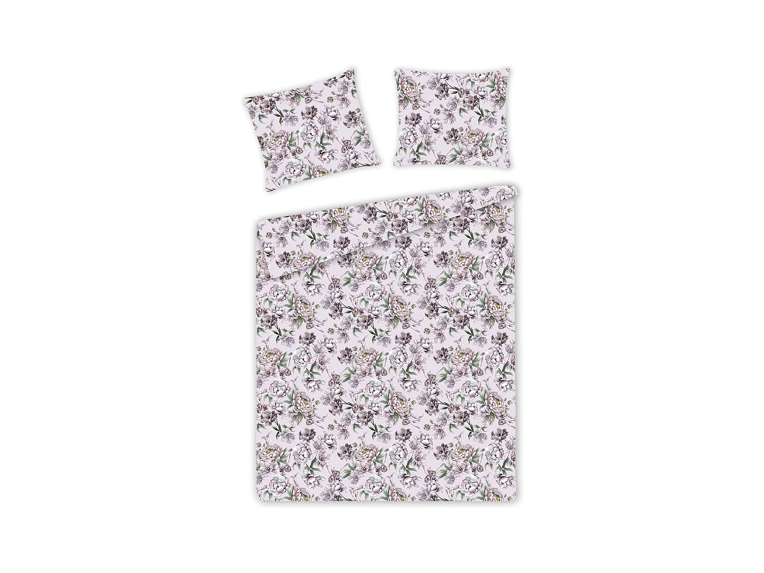 Satin-Baumwoll-Bettwäsche Aurelis mittelrosa 200x220