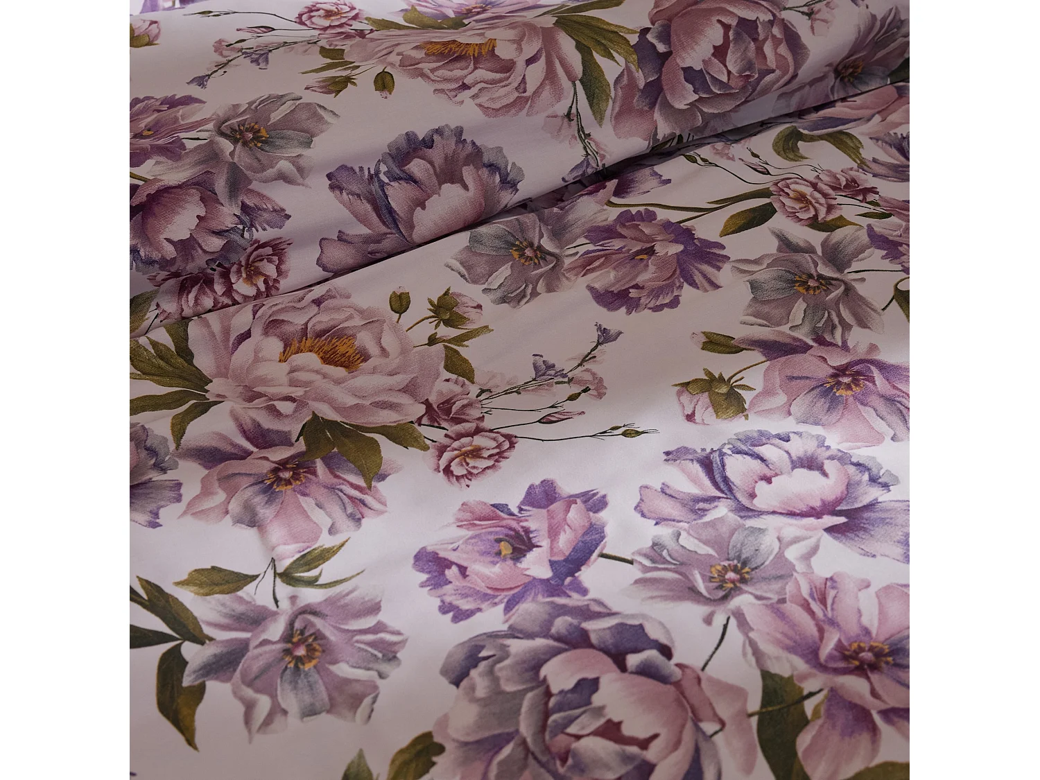 Satin-Baumwoll-Bettwäsche Aurelis mittelrosa 200x220