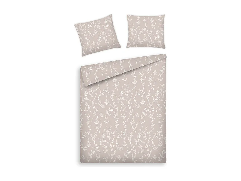 Bettwäsche Vive Dunkelbeige 160x200