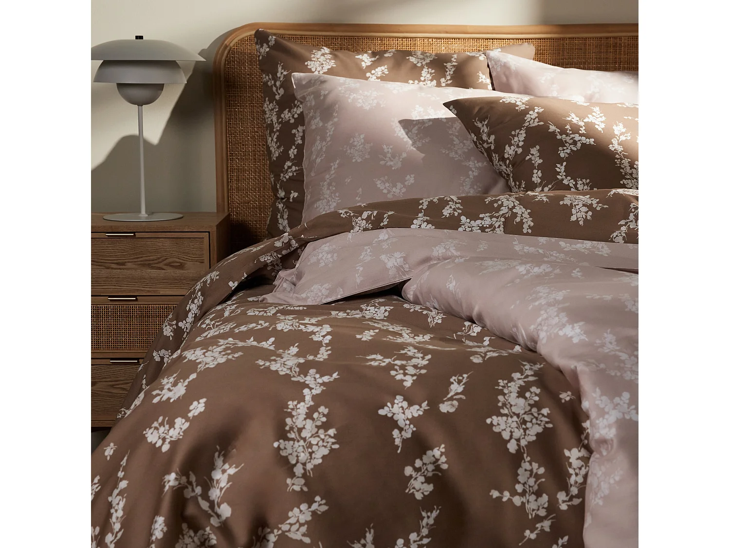 Bettwäsche Vive Dunkelbeige 160x200