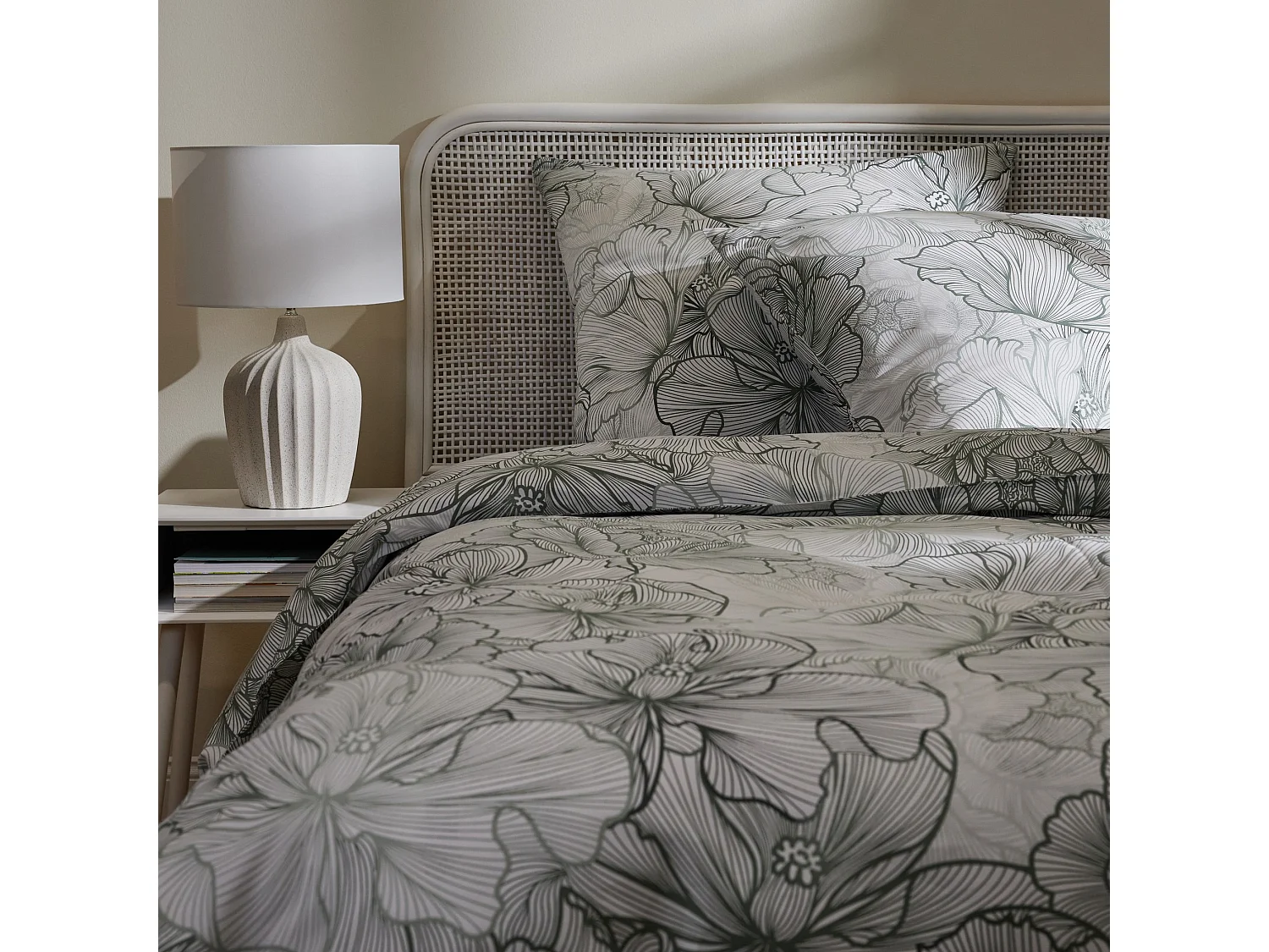 Bettwäsche Dalisana Dunkelgrün 160 x 200