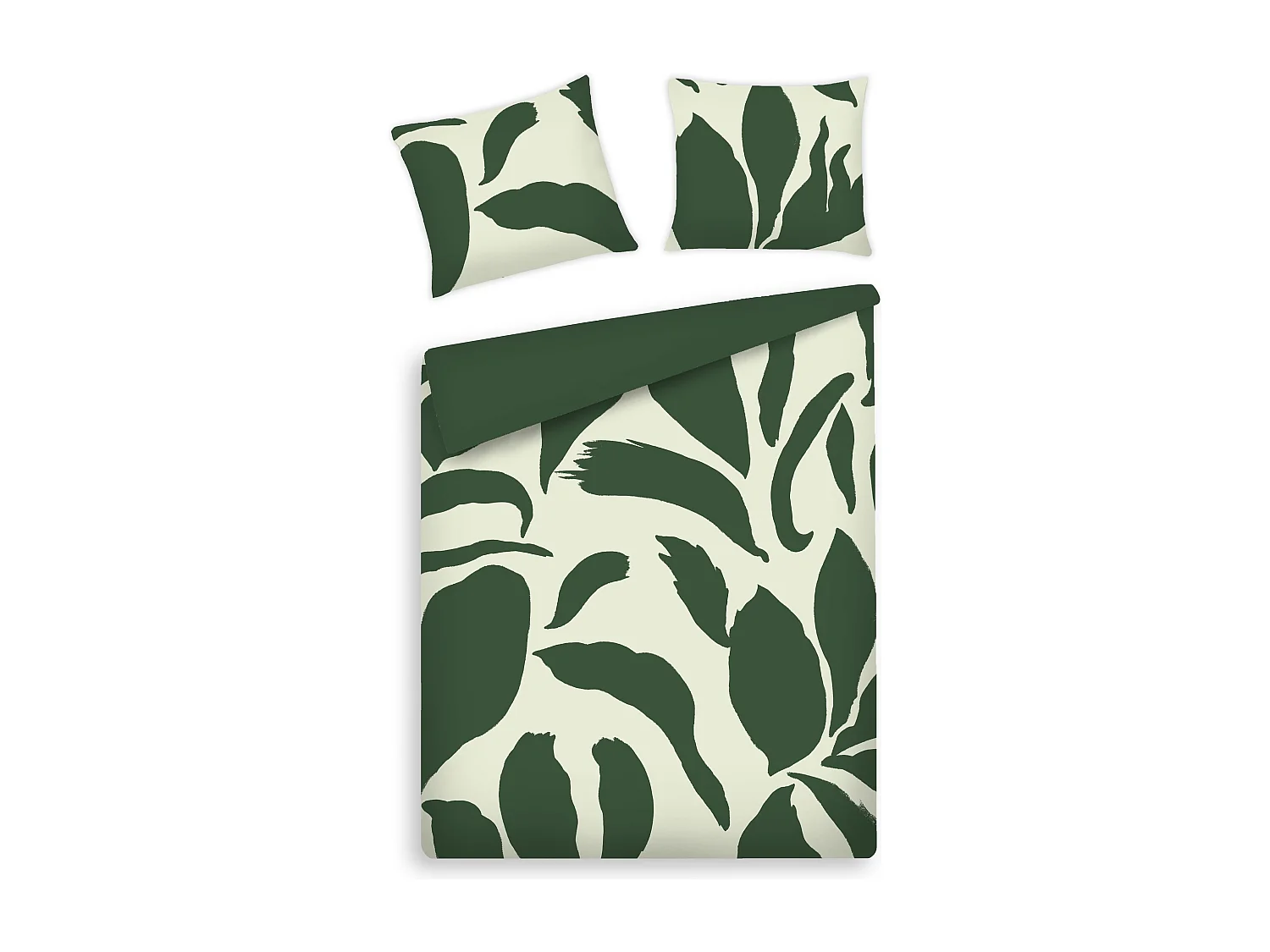 Bettwäsche Costella Dunkelgrün 160x200
