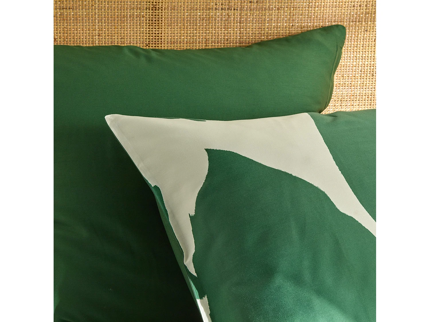 Bettwäsche Costella Dunkelgrün 160x200