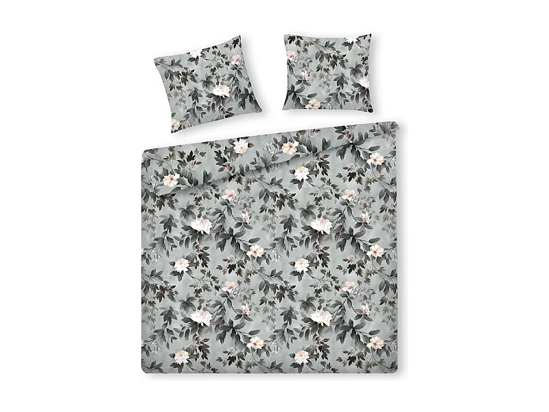 Bettwäsche Kasna Mittelgrau 200x220