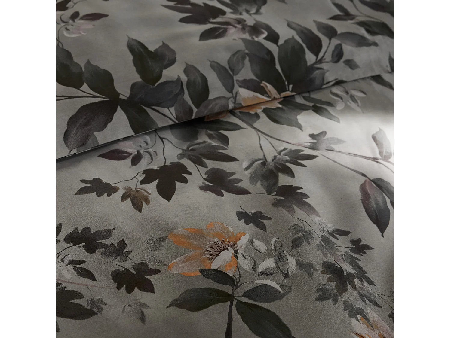 Bettwäsche Kasna Mittelgrau 200x220