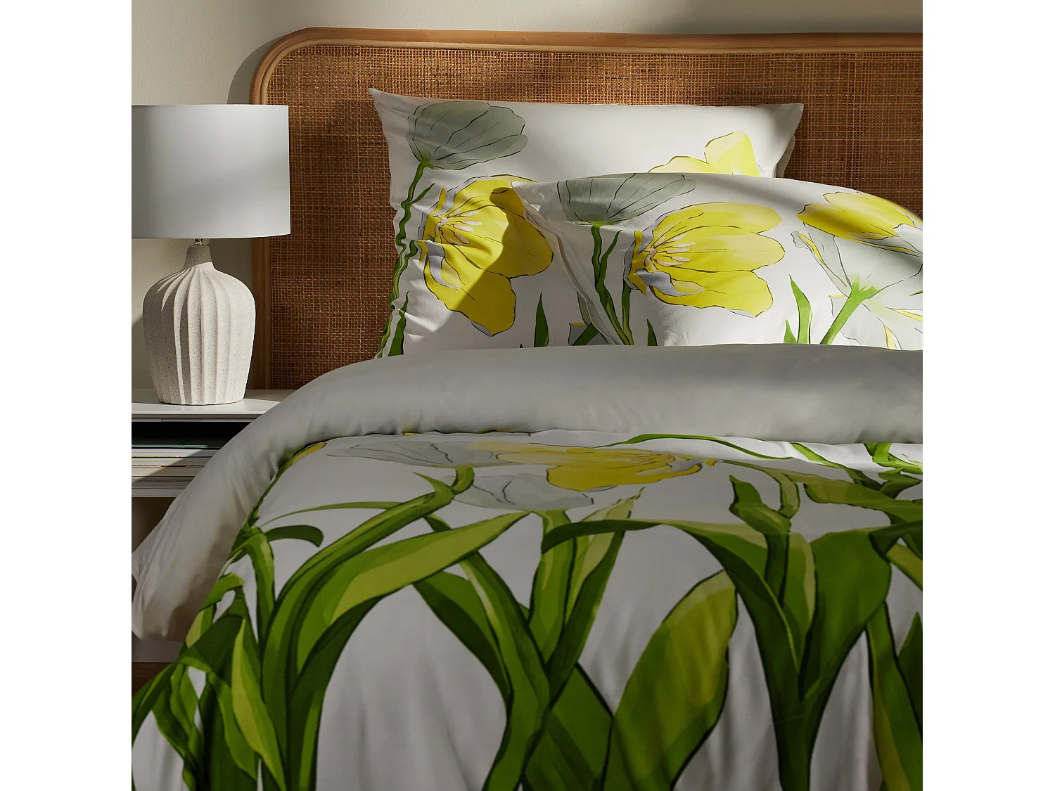 Bettwäsche Tendi mittelweiß 200 x 220