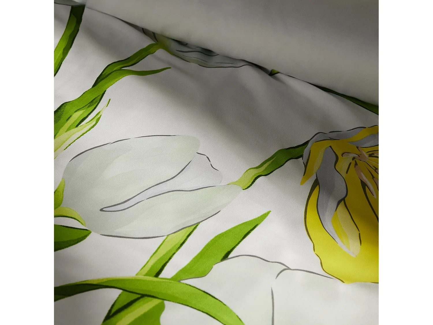 Bettwäsche Tendi mittelweiß 200 x 220