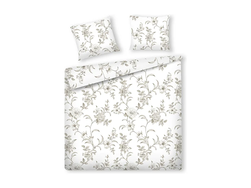 Bettwäsche Rostello mittelweiß 200x220 cm