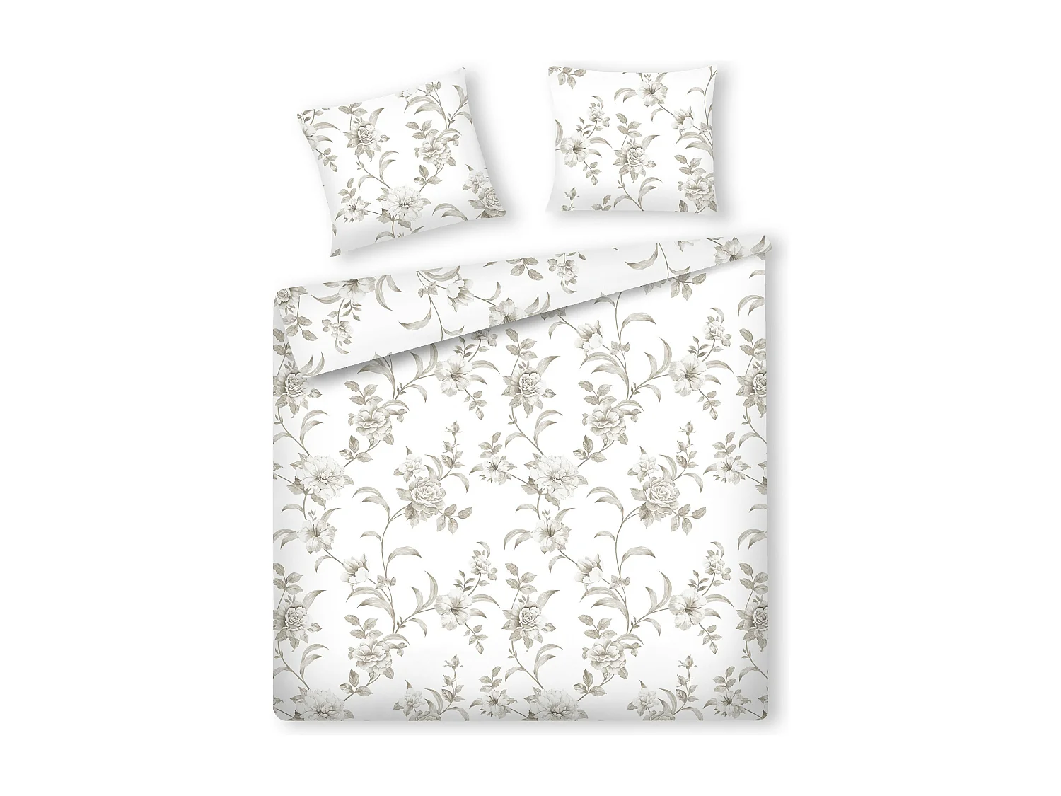 Bettwäsche Rostello mittelweiß 200x220 cm