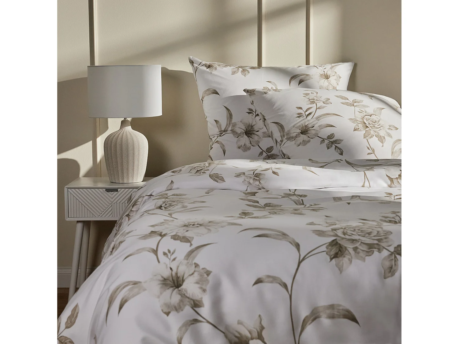 Bettwäsche Rostello mittelweiß 200x220 cm