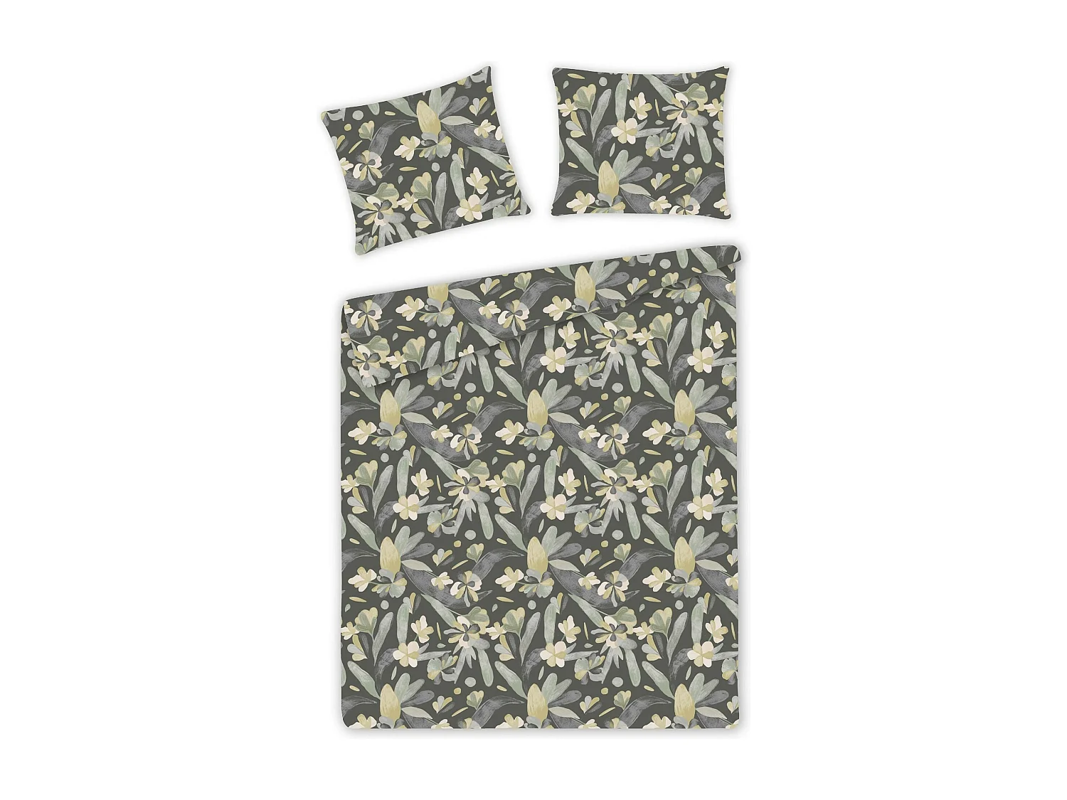 Bettwäsche Carlene Dunkelgrün 160x200