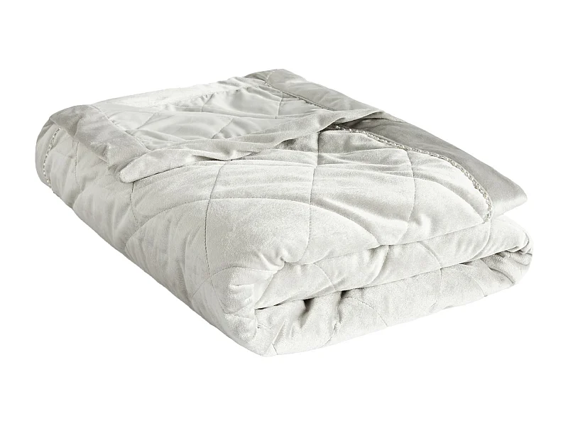 Jeté de lit Alvio Gris Clair Polyester 200x220