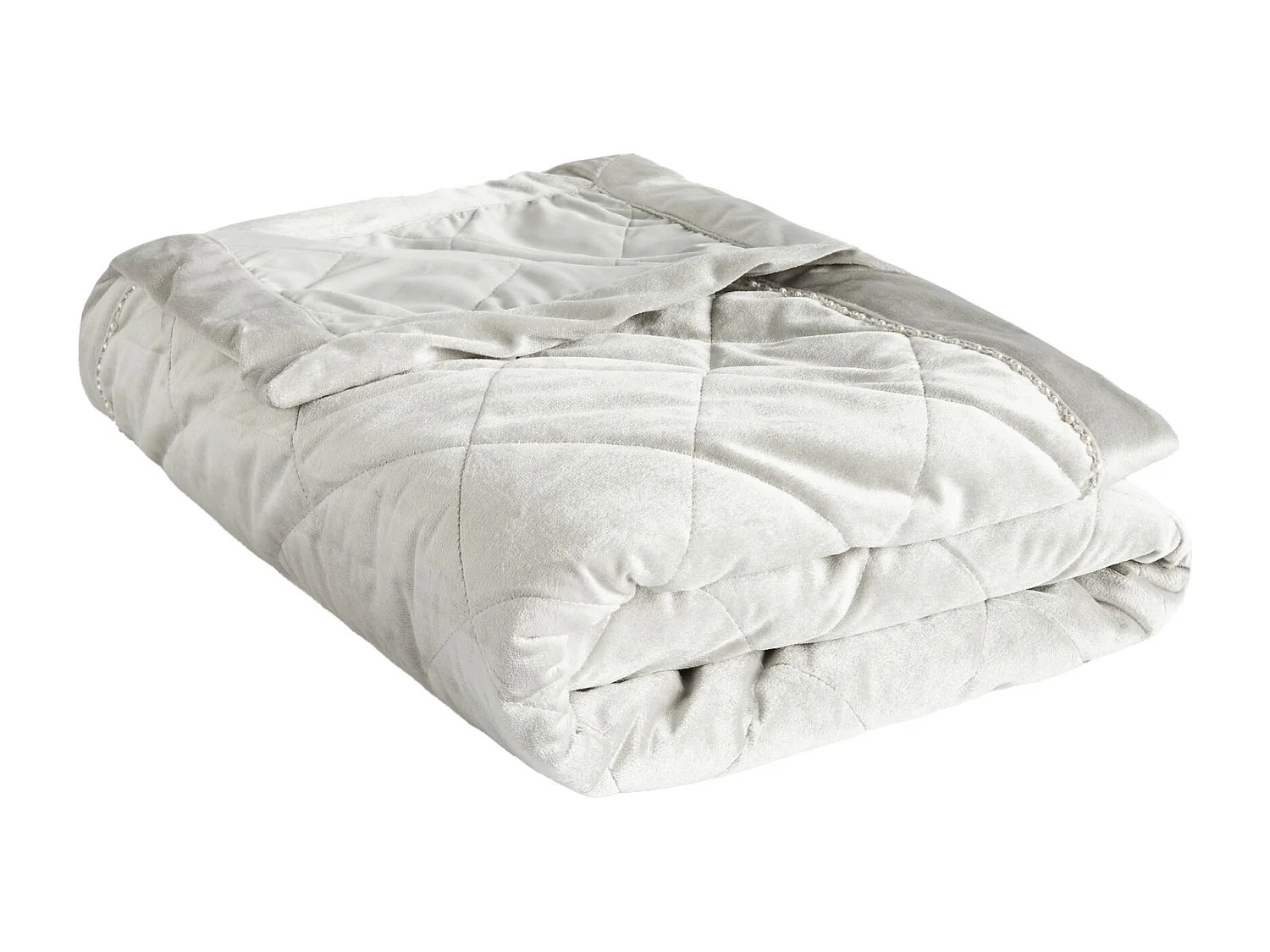 Jeté de lit Alvio Gris Clair Polyester 200x220