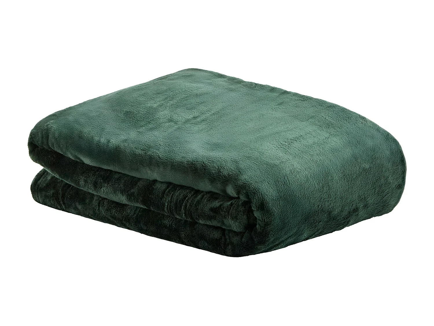 Plaid Couverture Floss vert foncé polyester 200 x 220