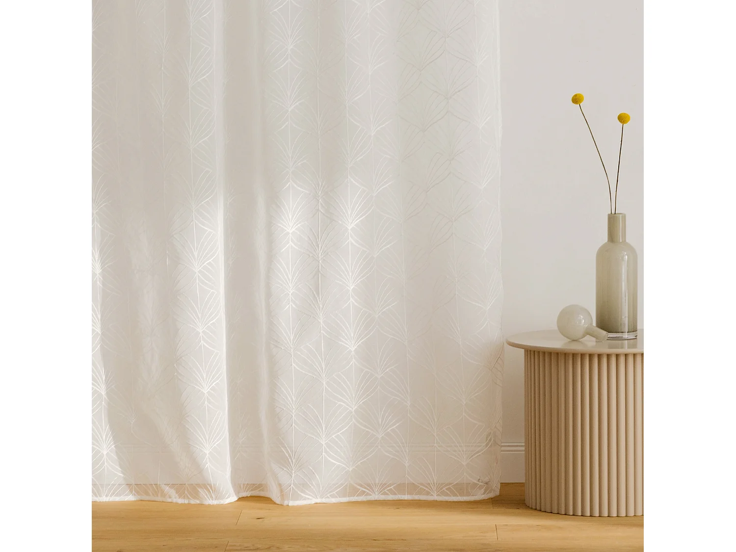 Vorhang Cesme mittelweiß 140x250