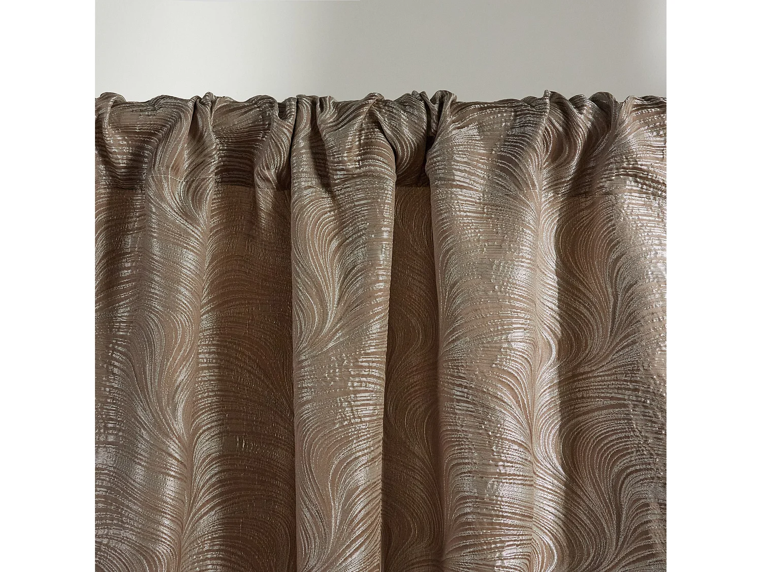 Vorhang Floah mittleres Beige 140 x 250