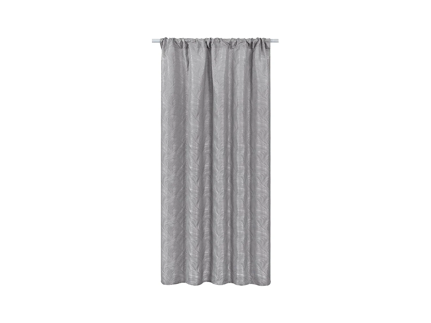 Rideau Jacquard Floah beige moyen 140 x 250