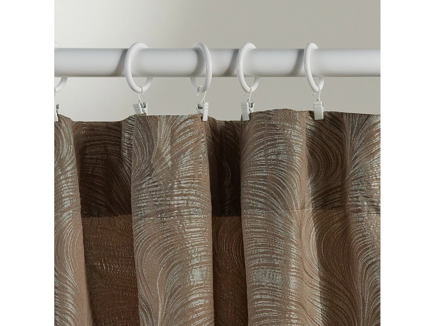 Vorhang Floah mittleres Beige 140 x 250