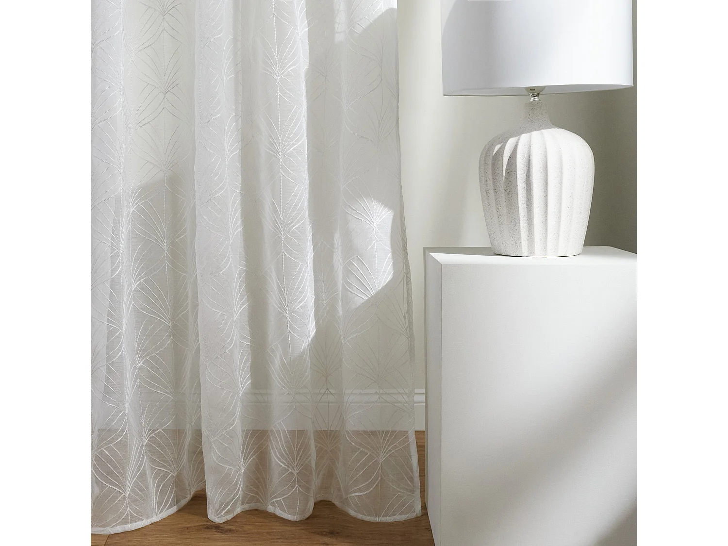 Vorhang Cesme mittelweiß 140 x 300