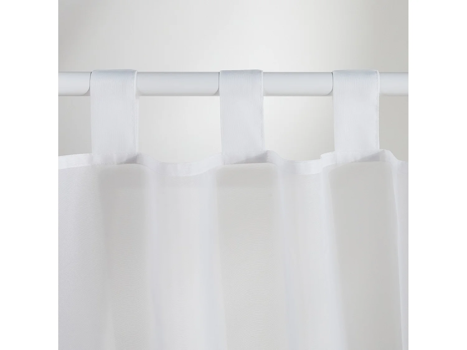 Vorhang Bent mittelweiß 140 x 250