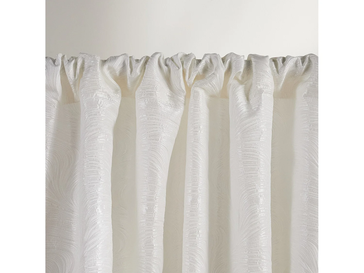 Vorhang Floah mittelweiß 140 x 250