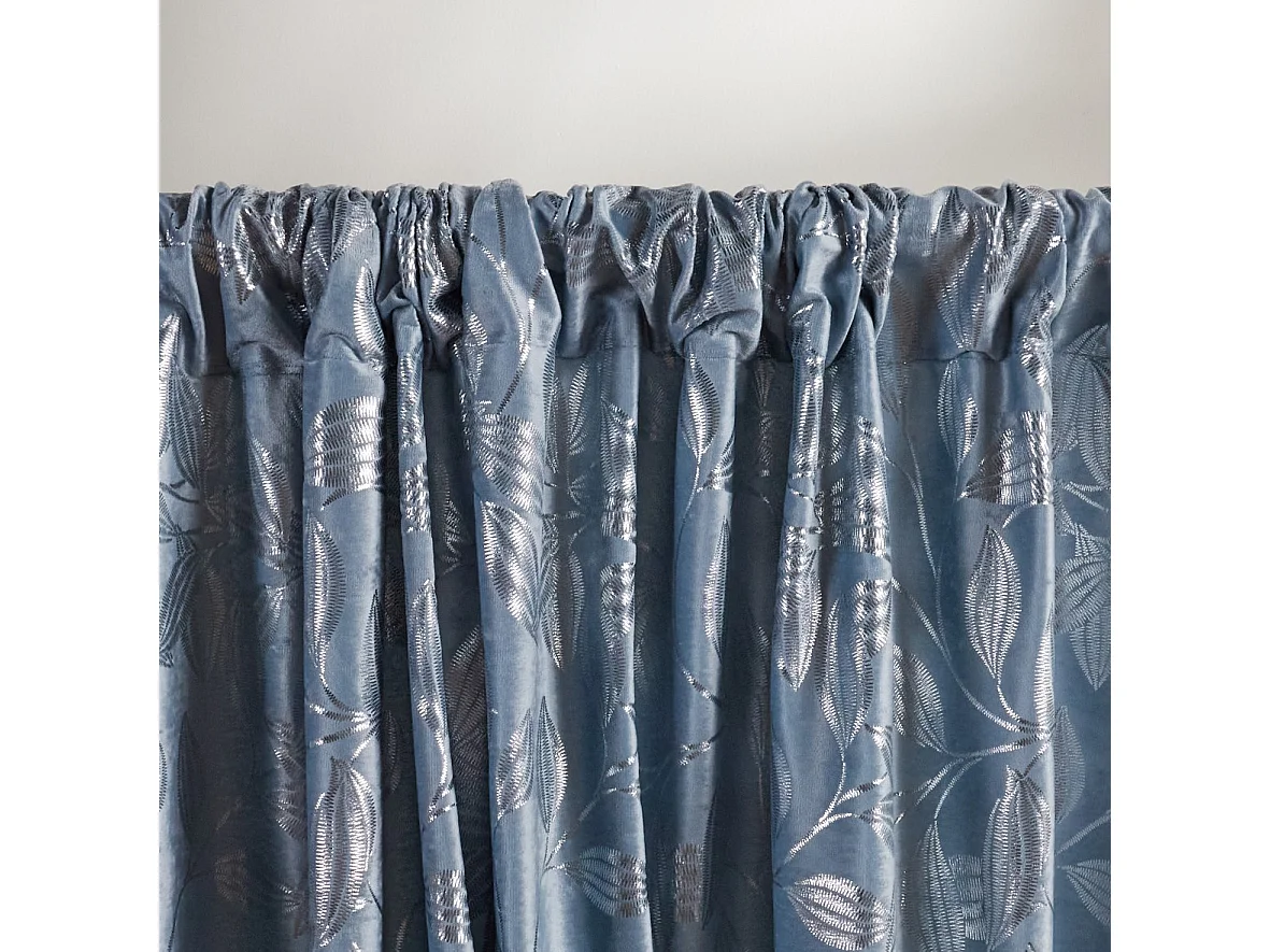 Vorhang Blomstela hellblau 140 x 250