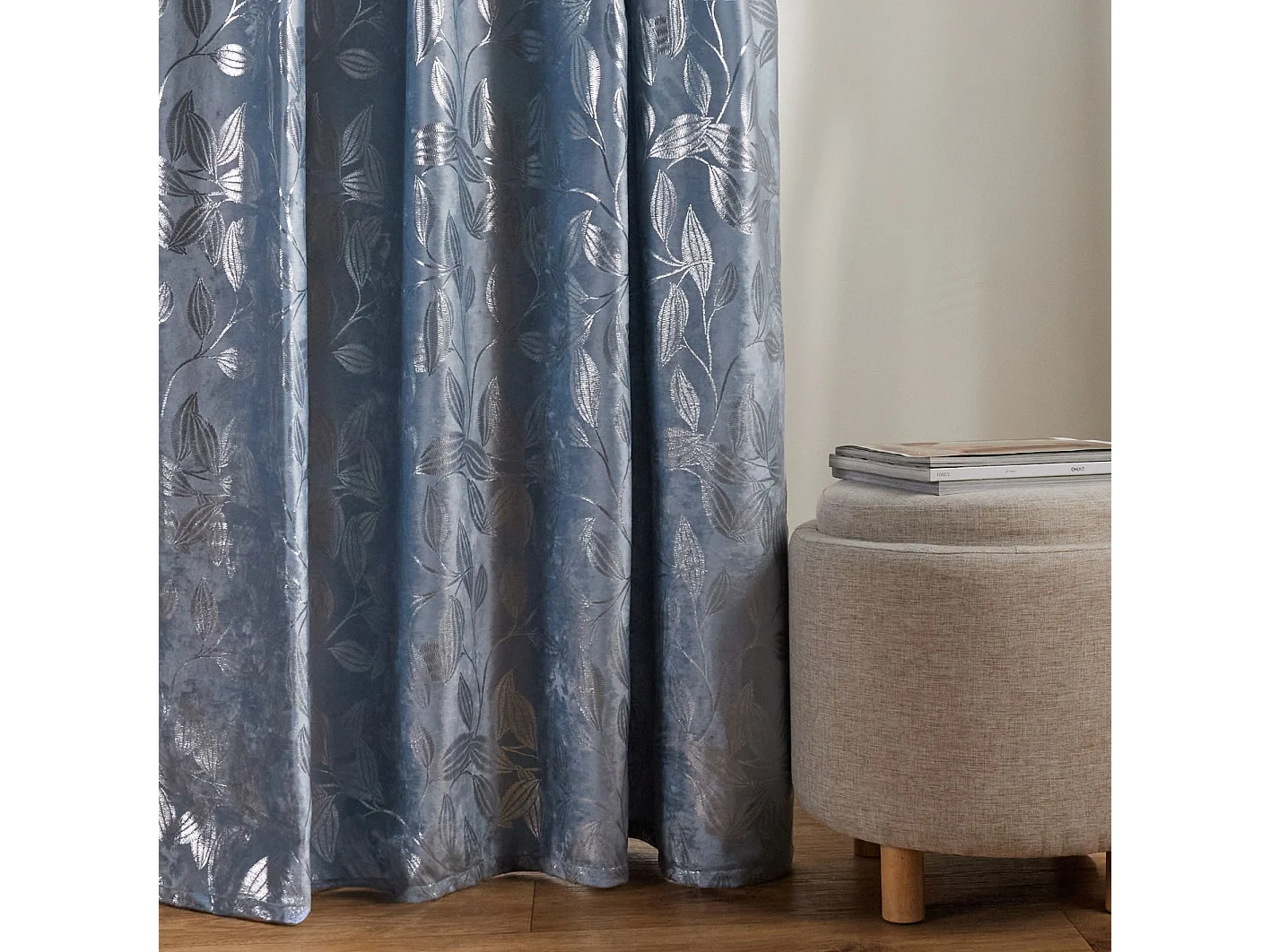 Vorhang Blomstela hellblau 140 x 250