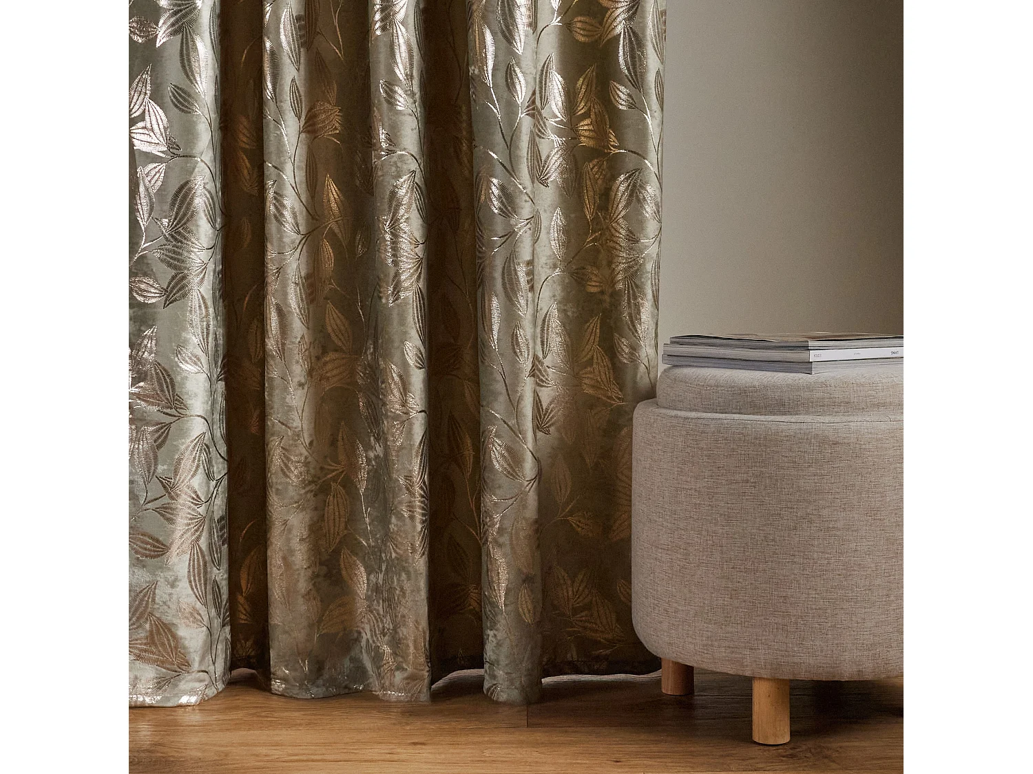 Vorhang Blomstela Hellgrün 140 x 250