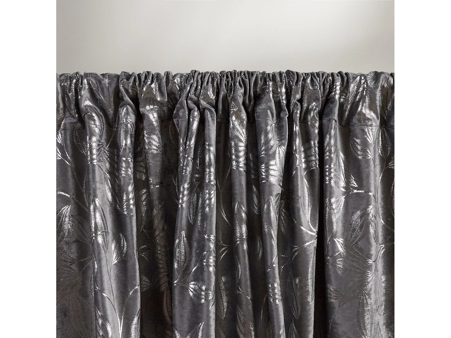 Vorhang Blomstela Dunkelgrau 140 x 250