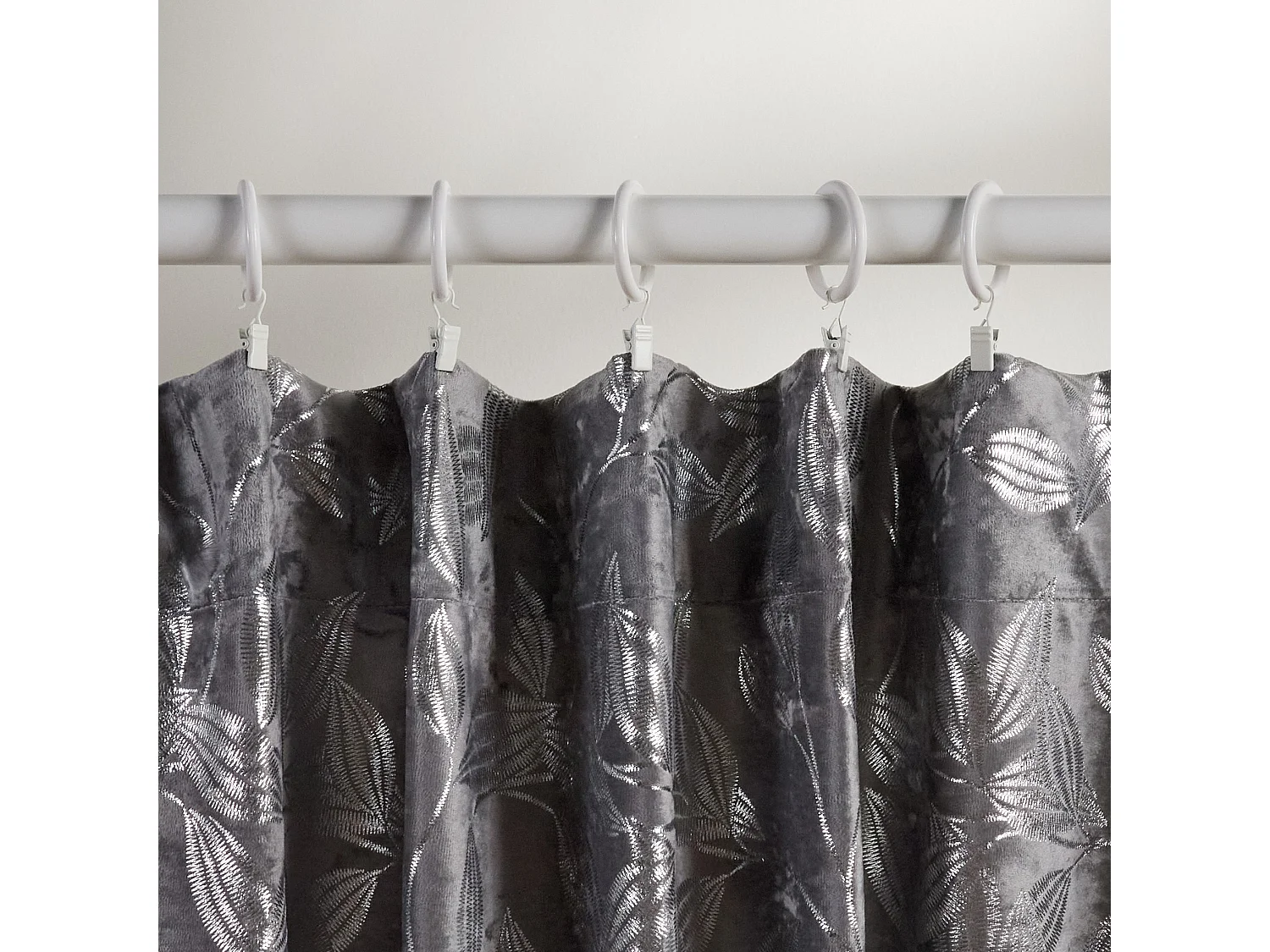 Vorhang Blomstela Dunkelgrau 140 x 250