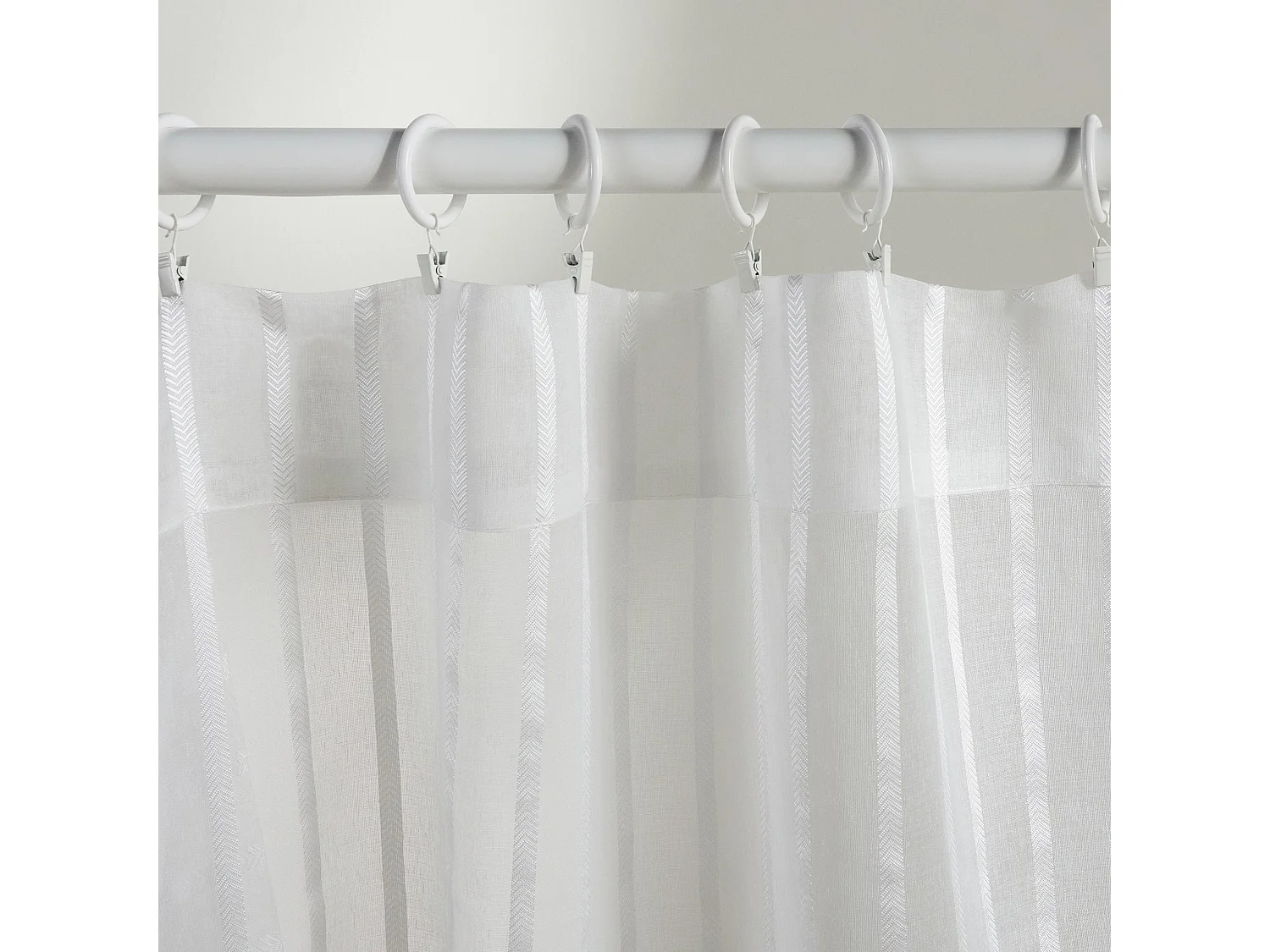 Vorhang Zion mittelweiß 140 x 300
