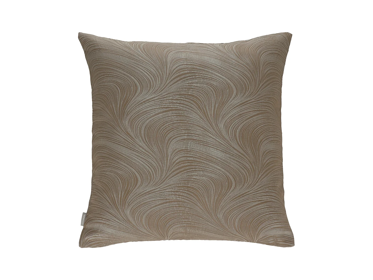 Housse De Coussin En Jacquard Floah Beige Moyen 45 x 45
