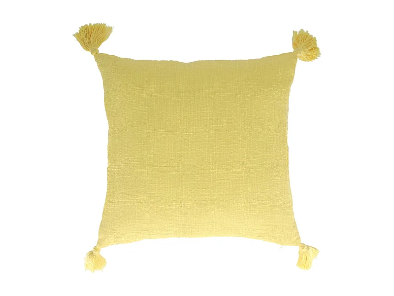 Kissenbezug Kolina blassgelb 45 x 45 cm