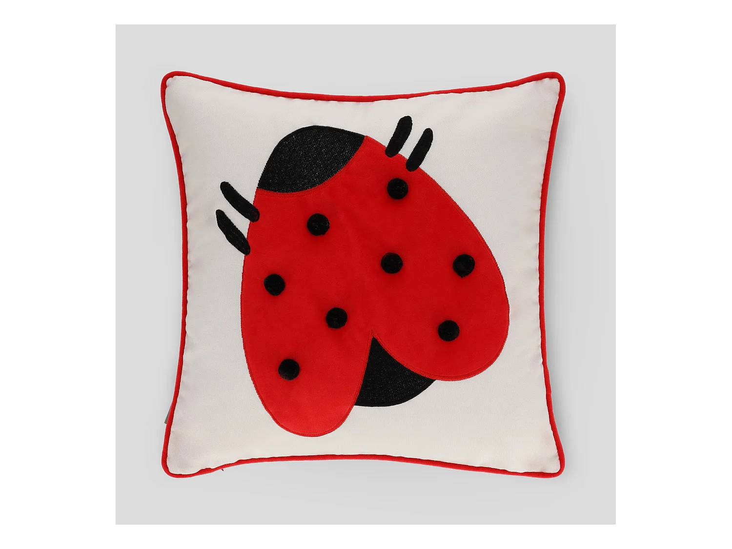 Housse De Couette En Fourrure Bibi Blanc Moyen 45 x 45