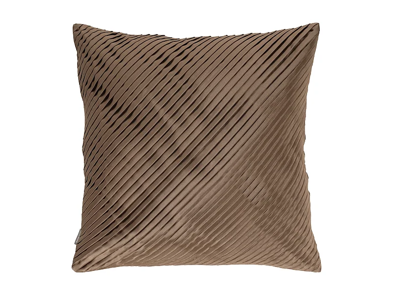 Kissenbezug Darlita dunkelbeige 45 x 45 cm