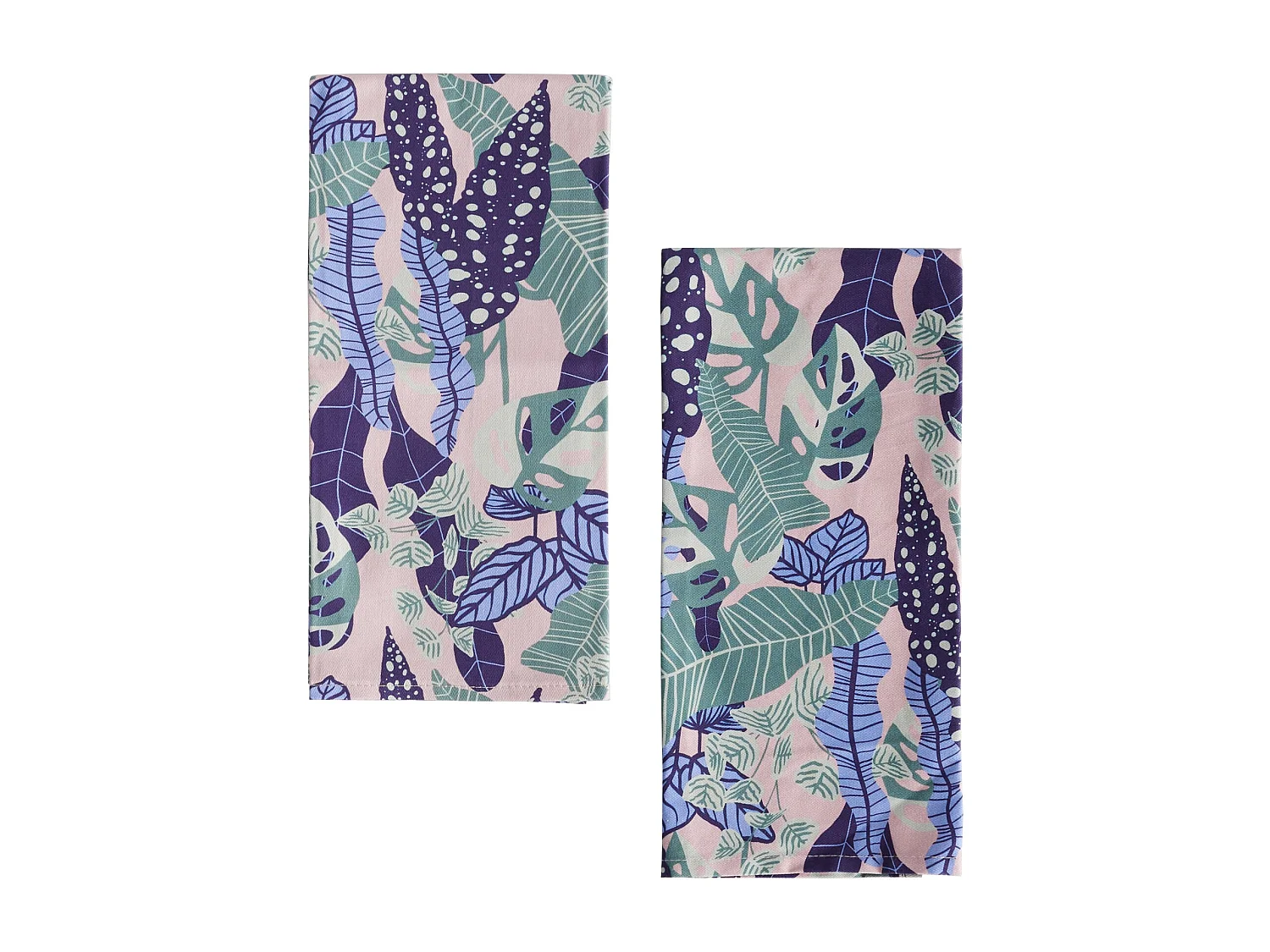 Geschirrtuch-Set Hazel mittelviolett 45x60cm