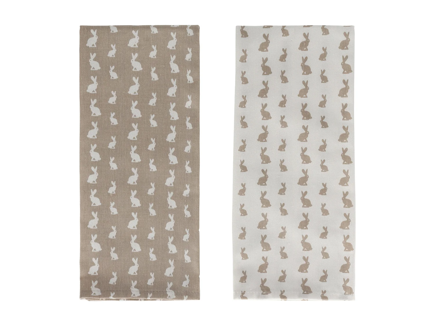 Geschirrtuch-Set Hare mittleres Beige 45x70