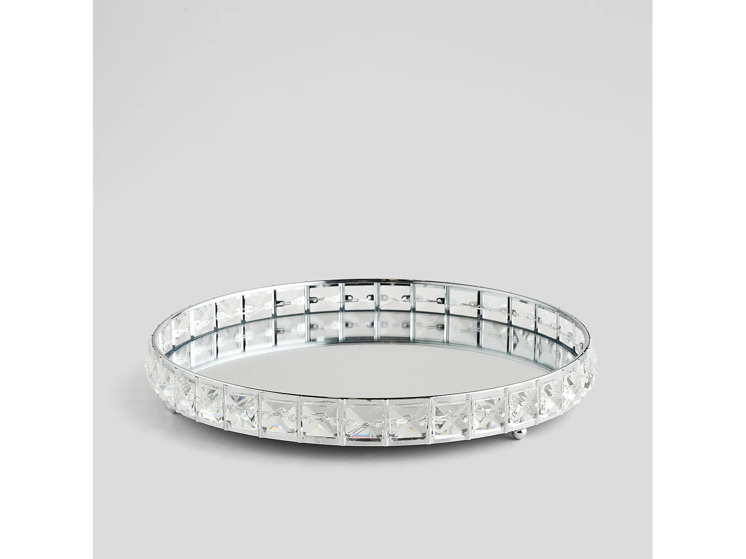 Tablett Glis Mittelsilber 4 x 30