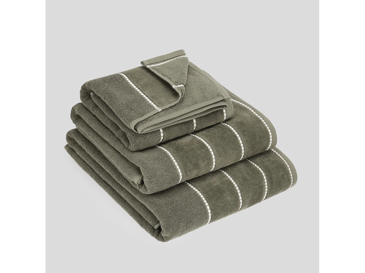 Badetuch Velly Dunkelgrün 70 x 130