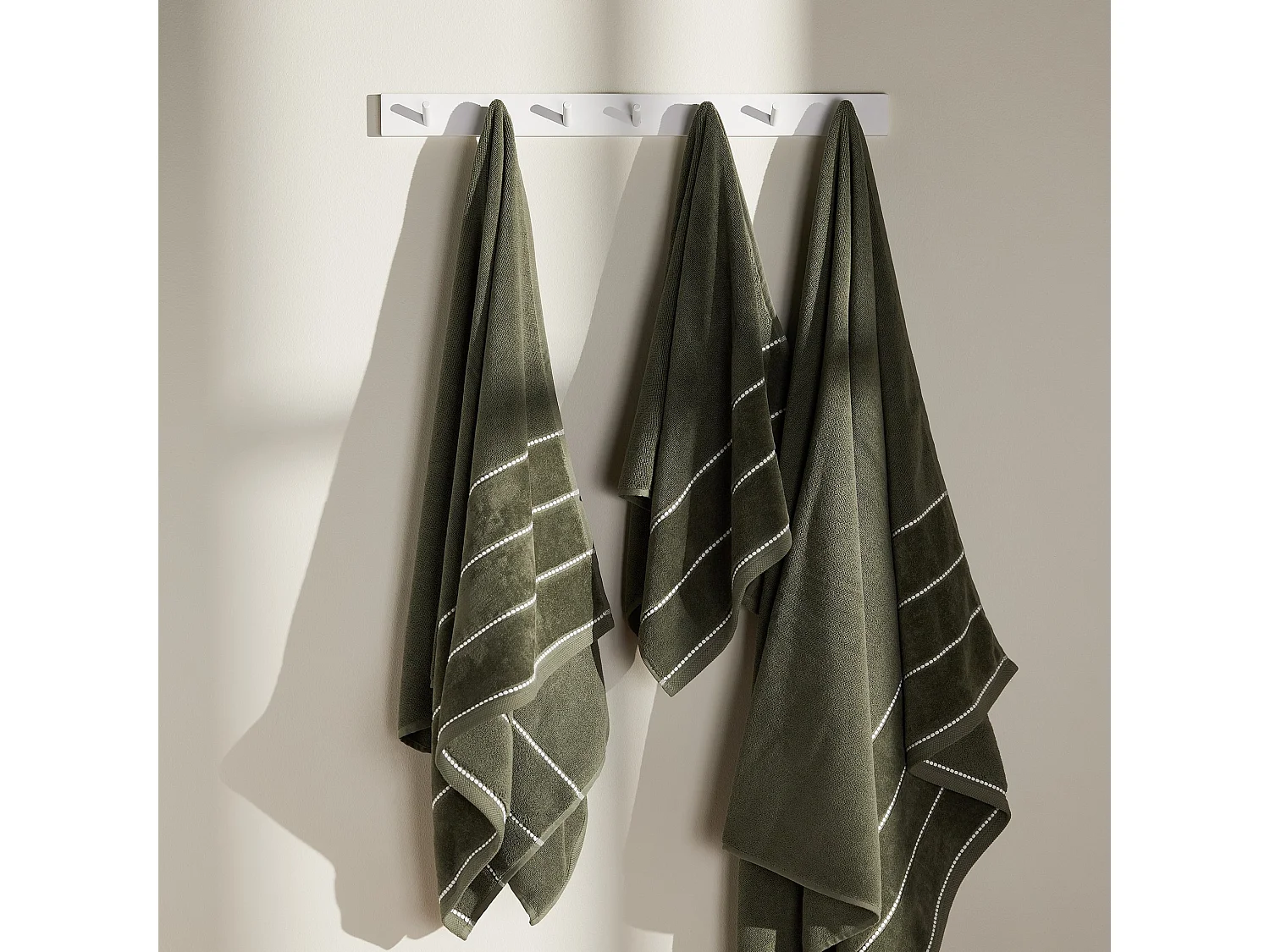 Badetuch Velly Dunkelgrün 70 x 130