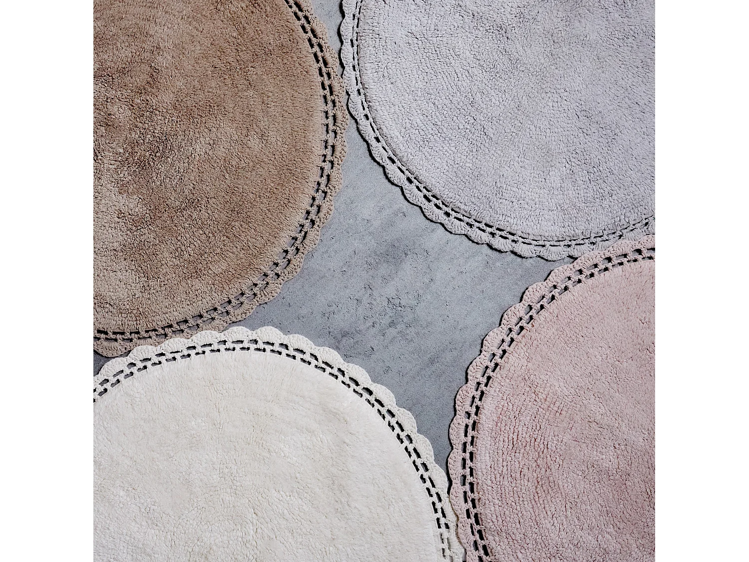 Badteppich Alambrello rund 65 cm