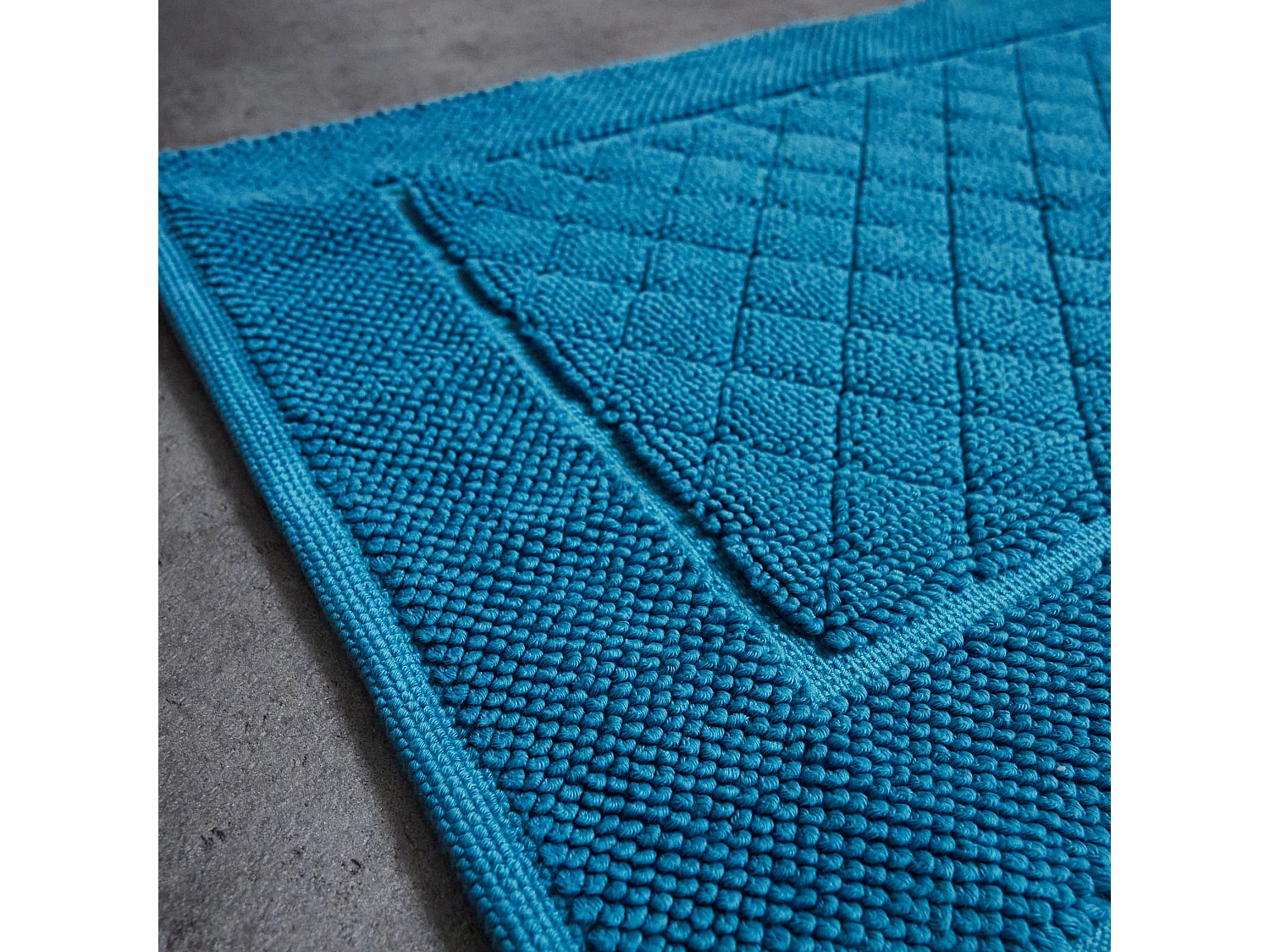 Badteppich aus türkischer Baumwolle Wolteeri 40x60